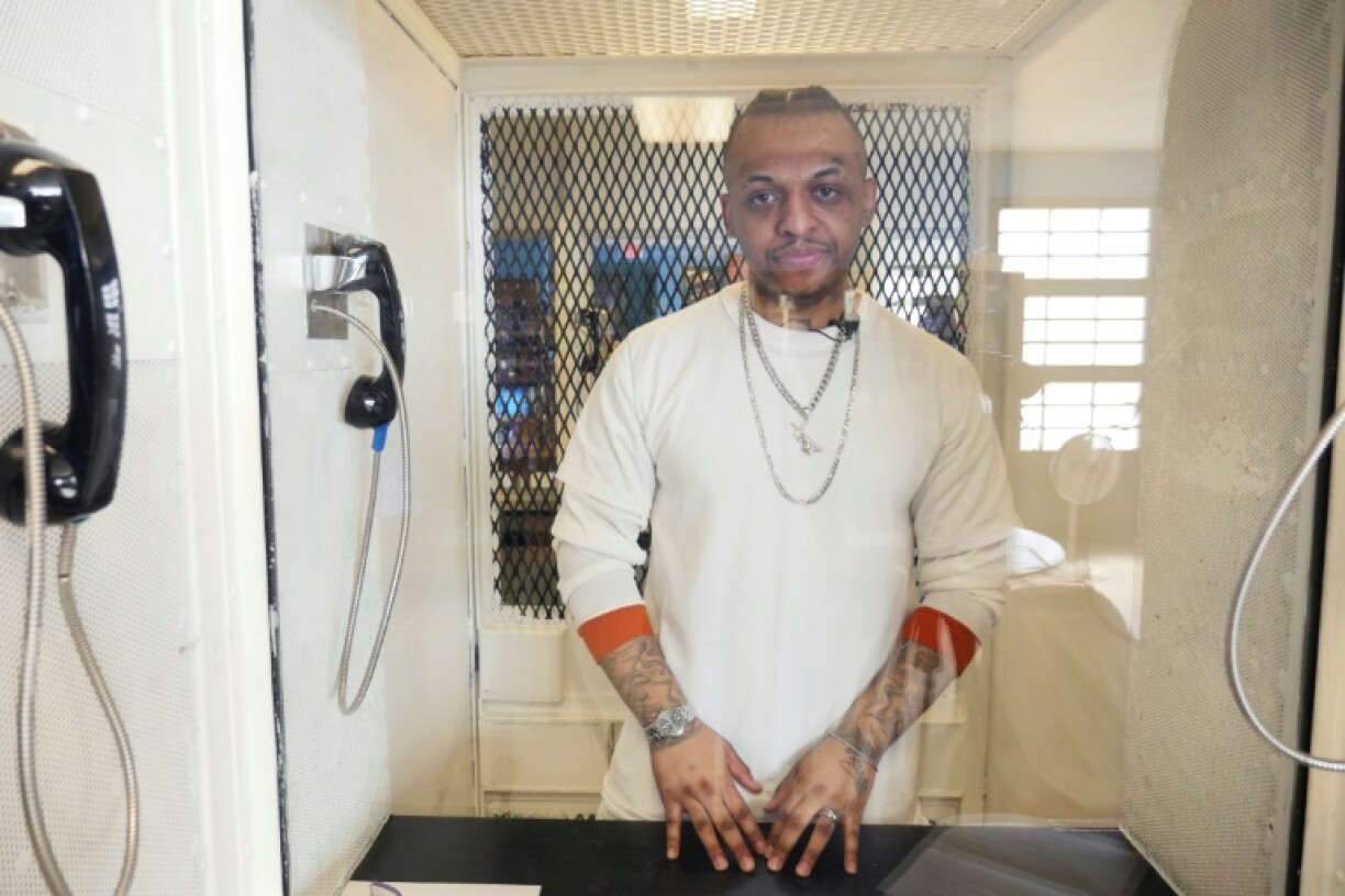 Nelson was interviewed by AFP from behind a glass partition at the maximum security prison in Texas where he is to be executed for a 2011 murder
