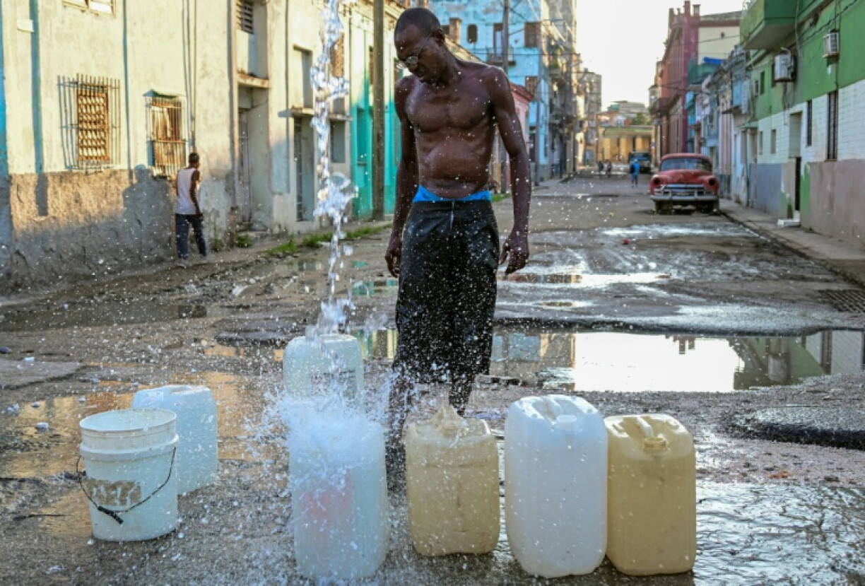 Water, food and medicine shortages are some of the issues Cubans on the US-blockaded island face
