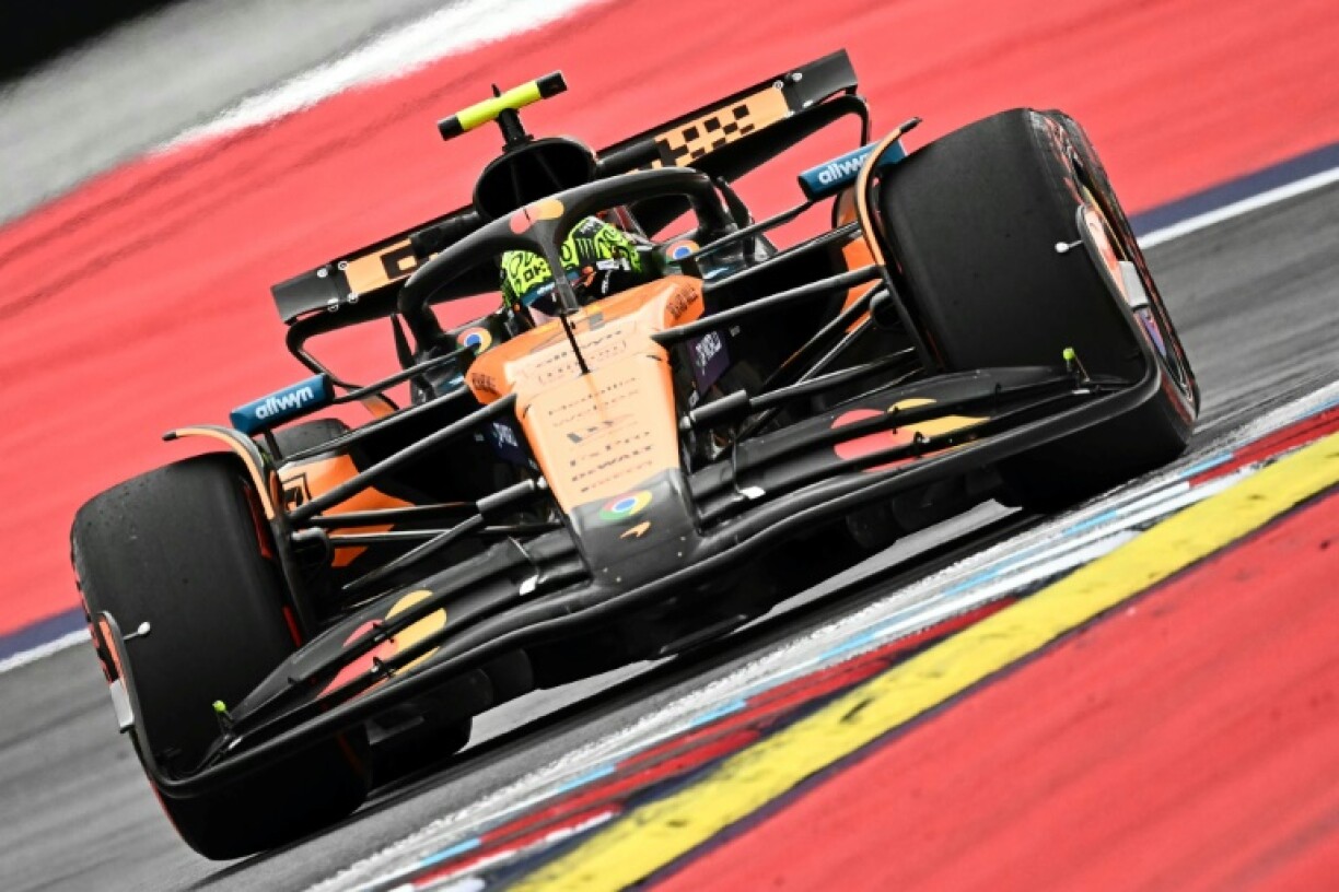 Lando Norris leads a McLaren 1-2 in practice at the Red Bull Ring
