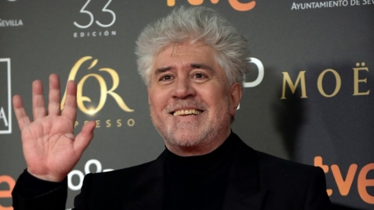 Le réalisateur espagnol Pedro Almodóvar lors de la 33e cérémonie des Goyas à Séville, le 2 février 2019