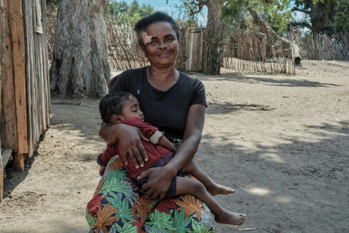 Eva Razafindrazaka says her crops are far from the communal water point