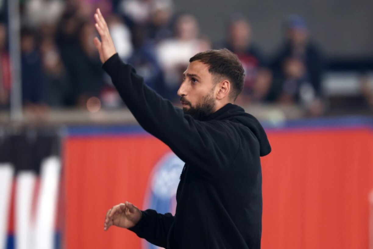 Gianluigi Donnarumma was cheered by PSG supporters in August as the players paraded the Champions League trophy