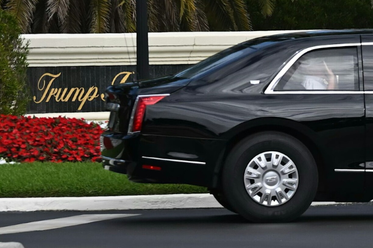 US President Donald Trump frequently golfs at weekends at his Palm Beach club