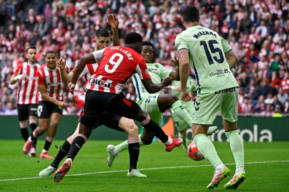 Inaki Williams earned Bilbao three points with a crafty goal