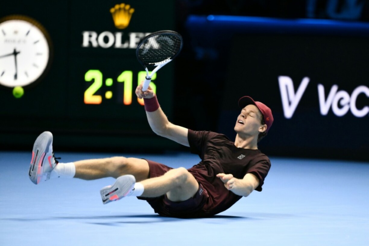 Italy's Jannik Sinner has now won 31 straight matches on indoor hard courts