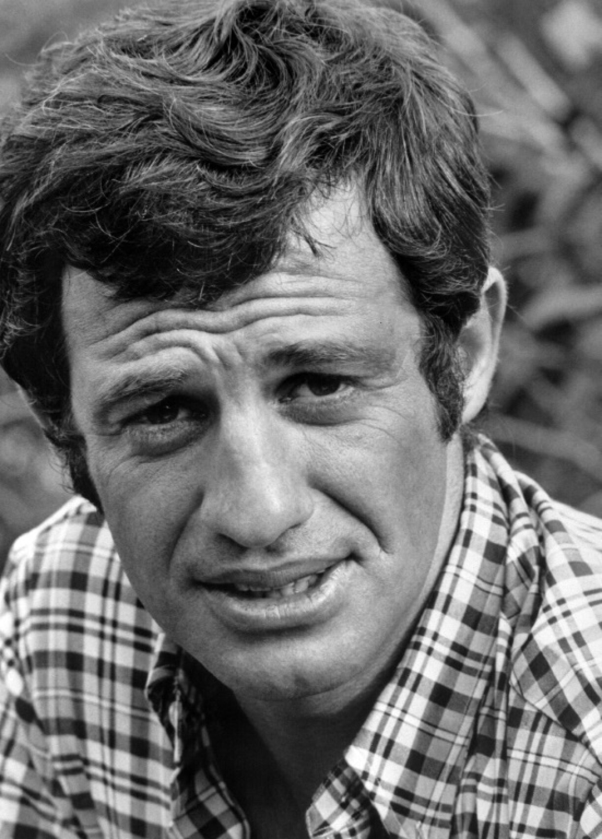 Jean-Paul Belmondo le 7 mai 1969 sur le tournage à Paris du film