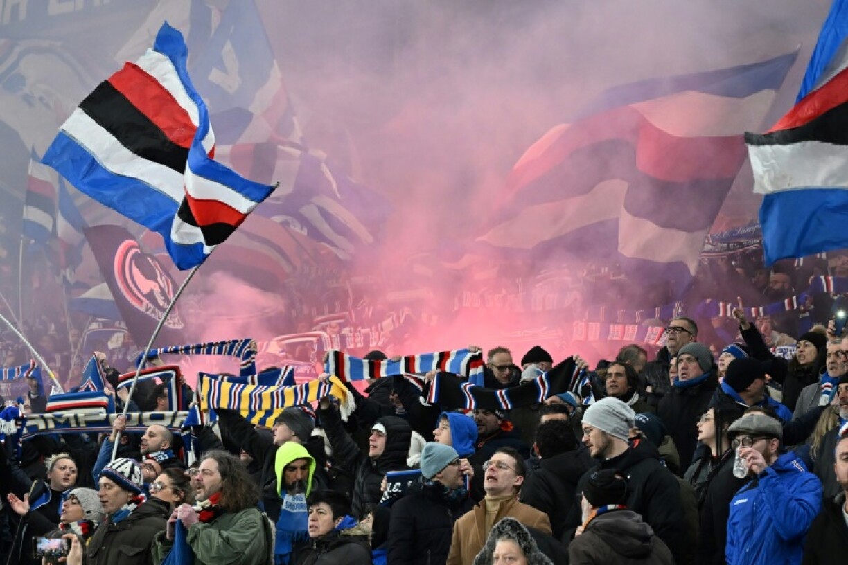 Sampdoria fans are rallying behind their team and against relegation to Serie C