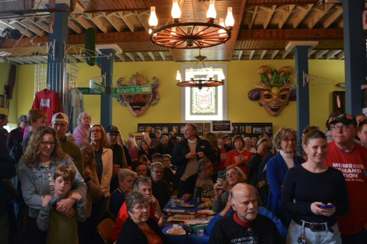 Susan Crawford's supporters are outraged that she is facing opposition funded by the un-elected Elon Musk, the world's richest man