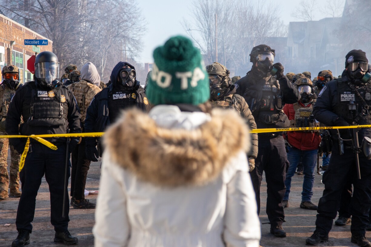 Hëtzeg Stëmmung am kale Minnesota