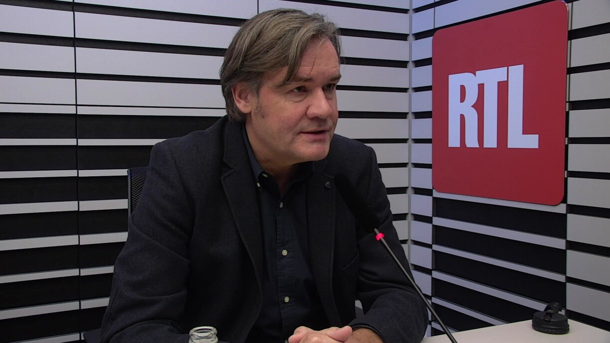Marc Lies lors de son interview dans les studios de RTL, lundi 10 octobre 2022