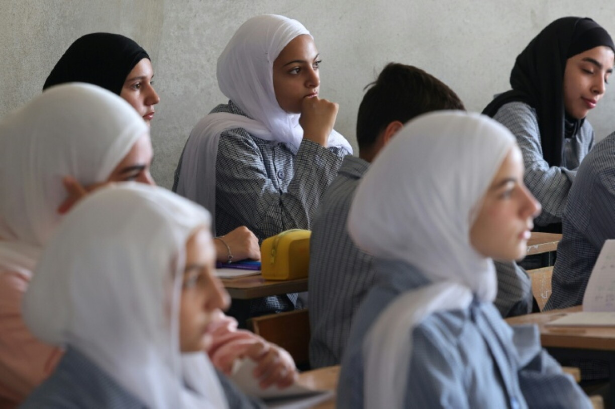 Yara Ajami's elementary school in Burj Qalaway was levelled by an Israeli strike in May