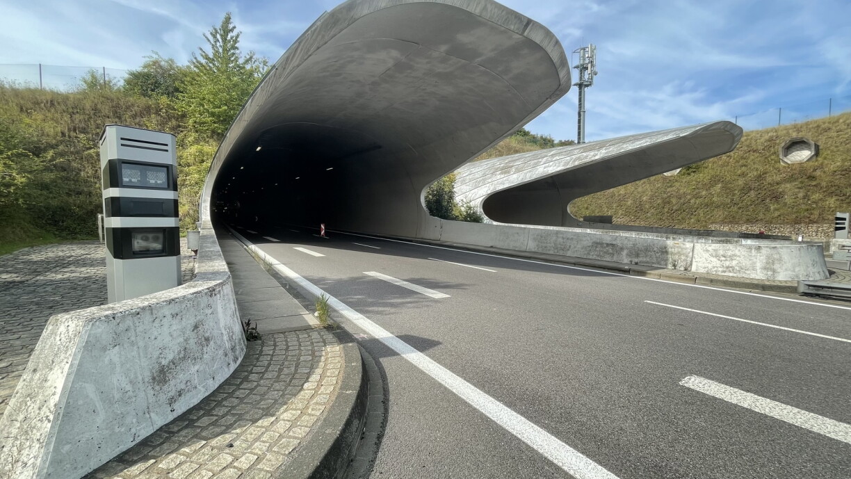 Le nouveau radar du tunnel Markusberg.