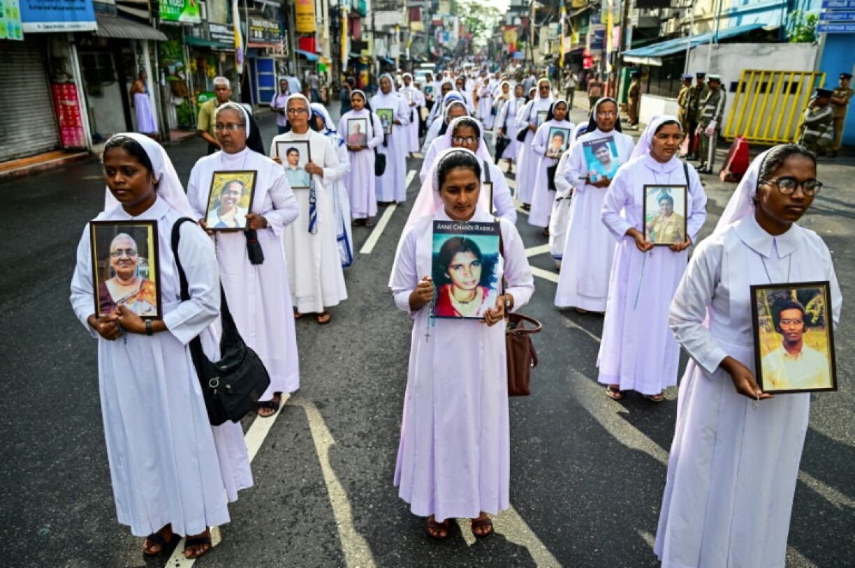 Sri Lanka's Catholics marked the sixth anniversary of the 2019 Easter Sunday bombings that killed 279 people with a silent march and demands for justice