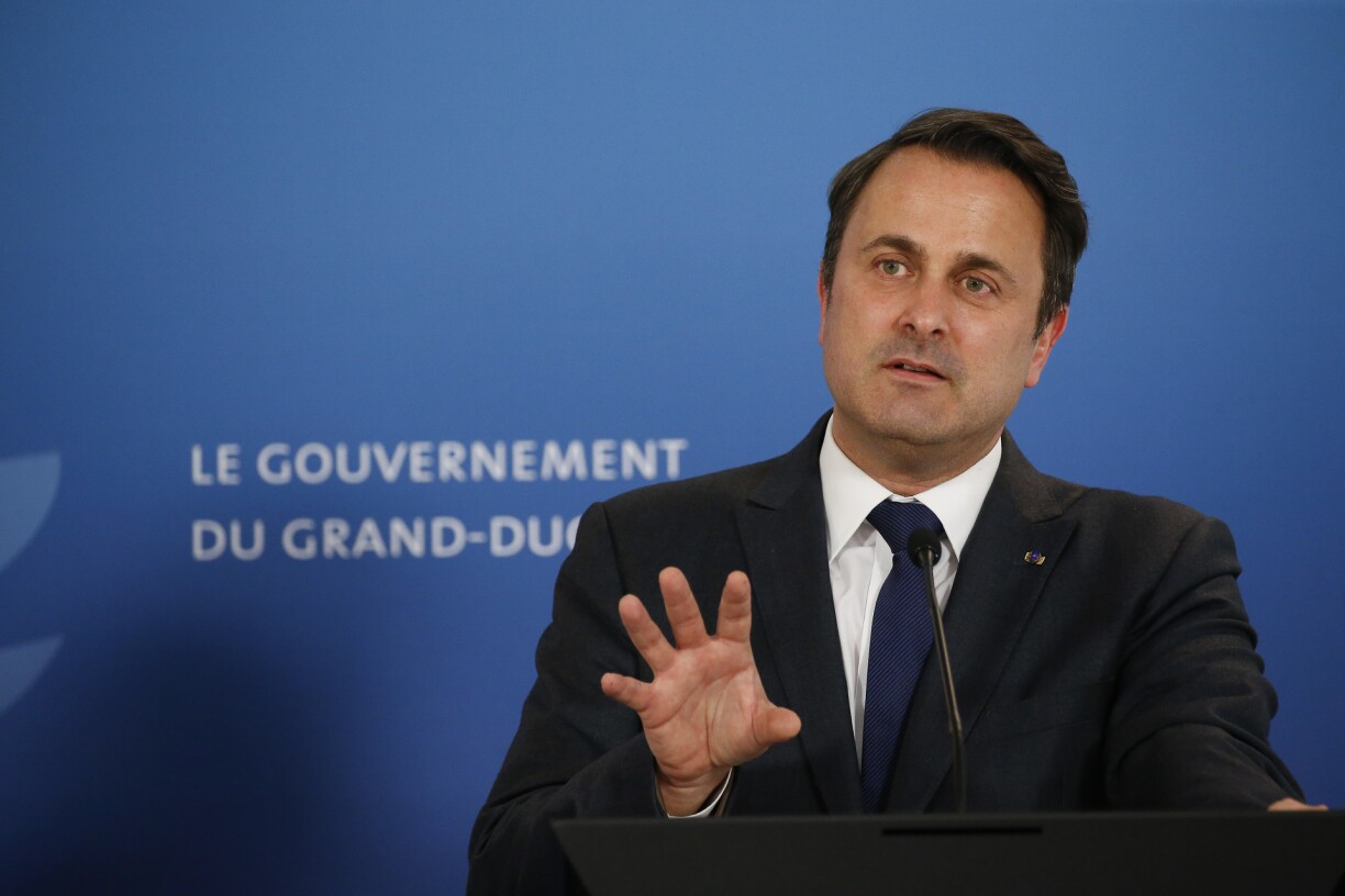 Xavier Bettel, pictured in March.