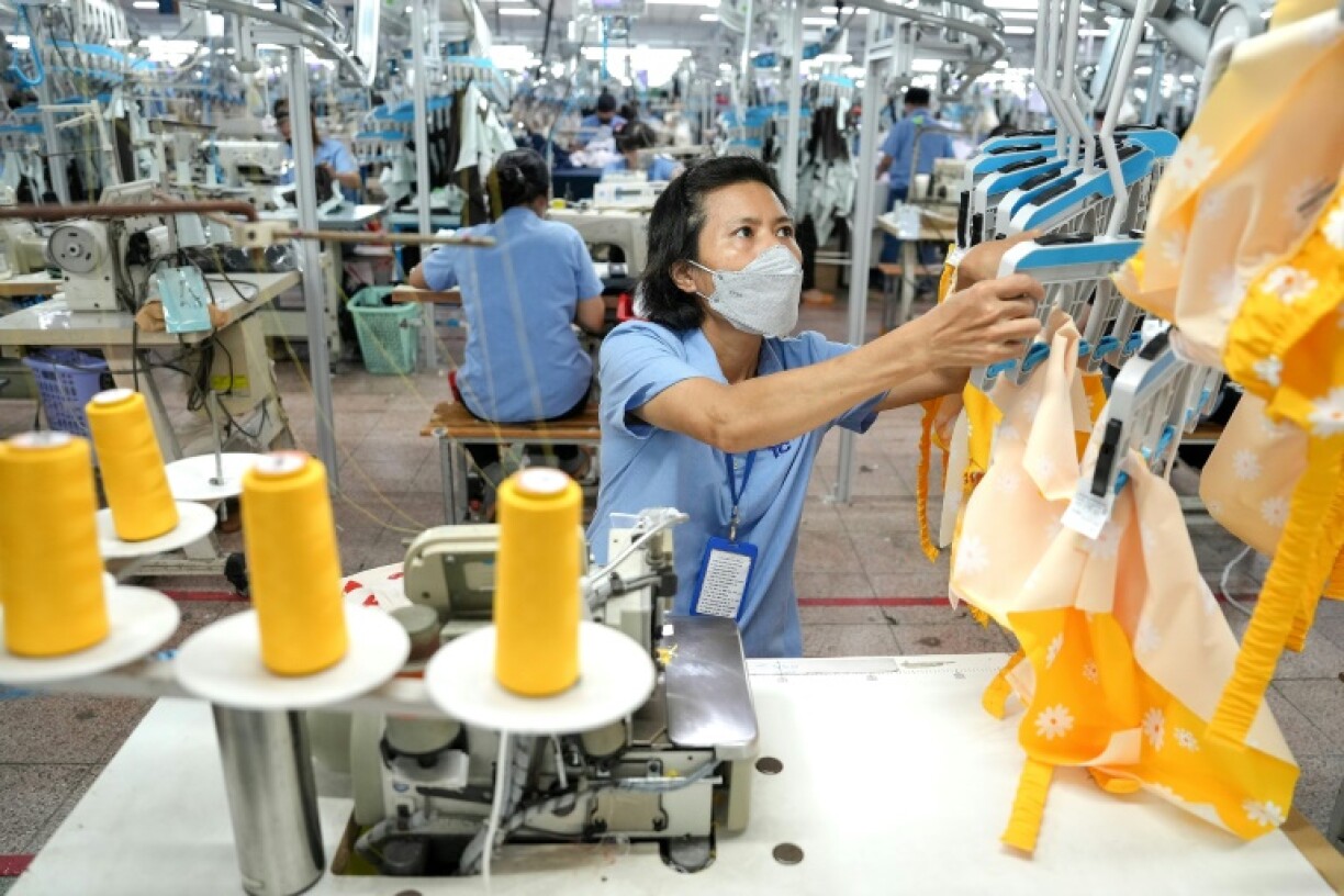 Factory workers in Ho Chi Minh City were among those concerned by the potential impact of sweeping new US tariffs imposed on Vietnam
