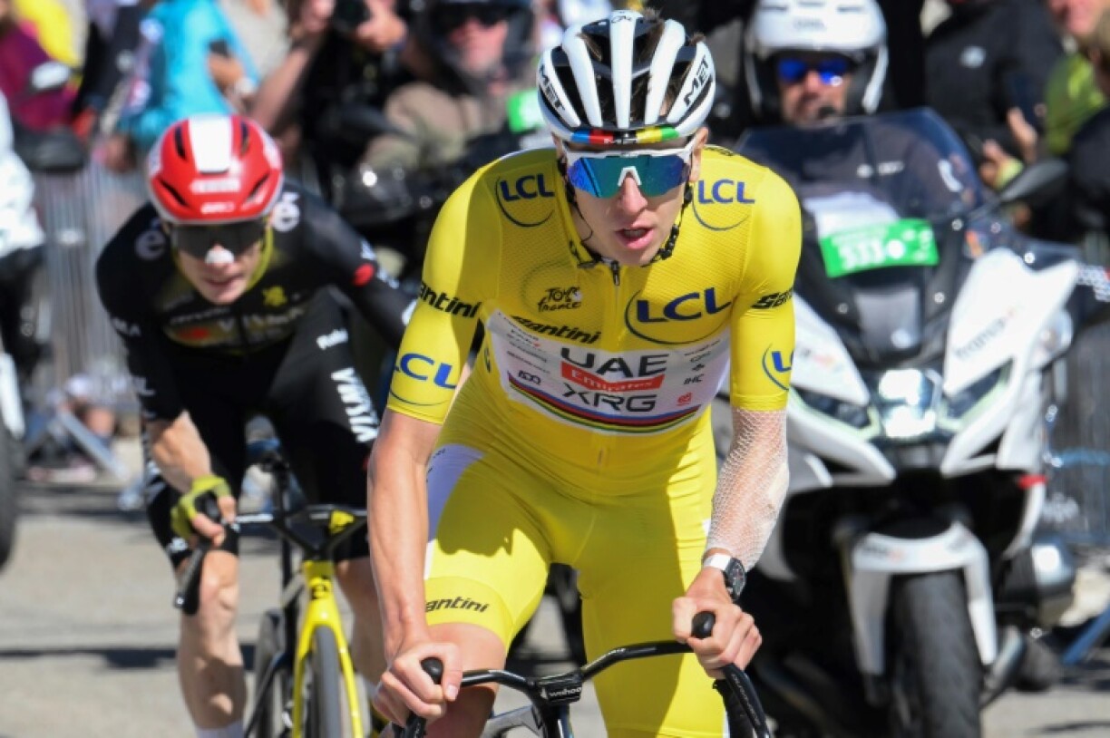 Tadej Pogacar is equally at ease on flat or mountainous stages