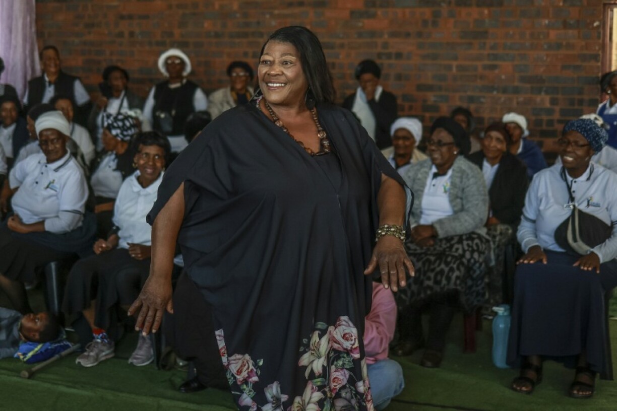 Participants preened and pranced on the red carpet that stretched the full length of the hall