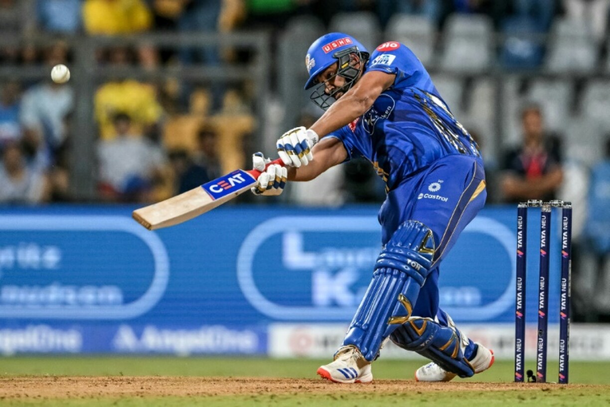 Rohit Sharma hammered a rapid 76 not out as Mumbai Indians trounced Chennai Super Kings by nine wickets in the IPL