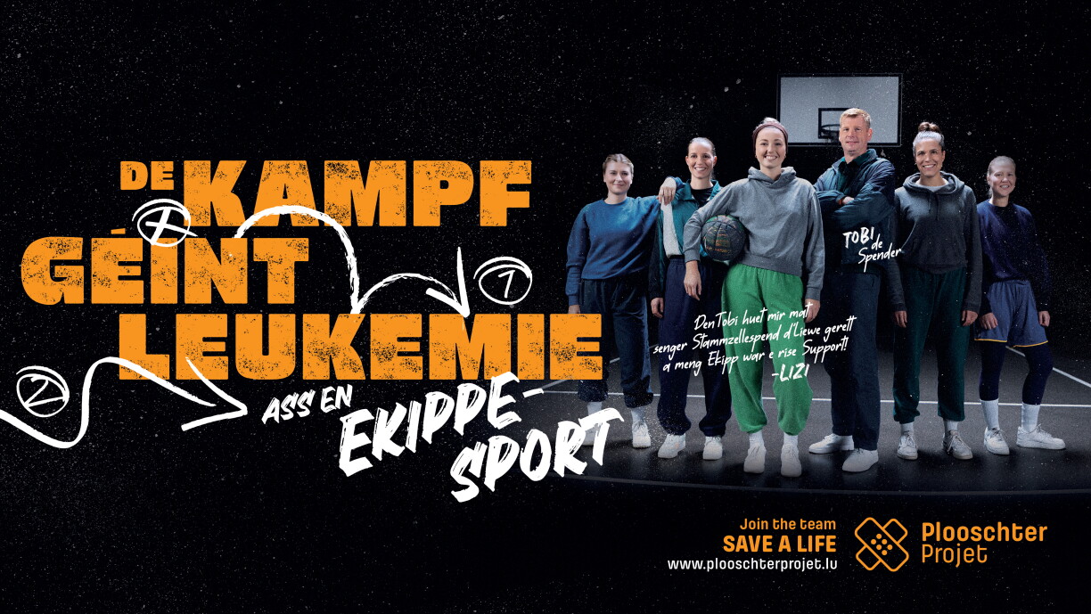 De Plooschter Projet bedeelegt sech am Kampf géint d'Leukemie.
