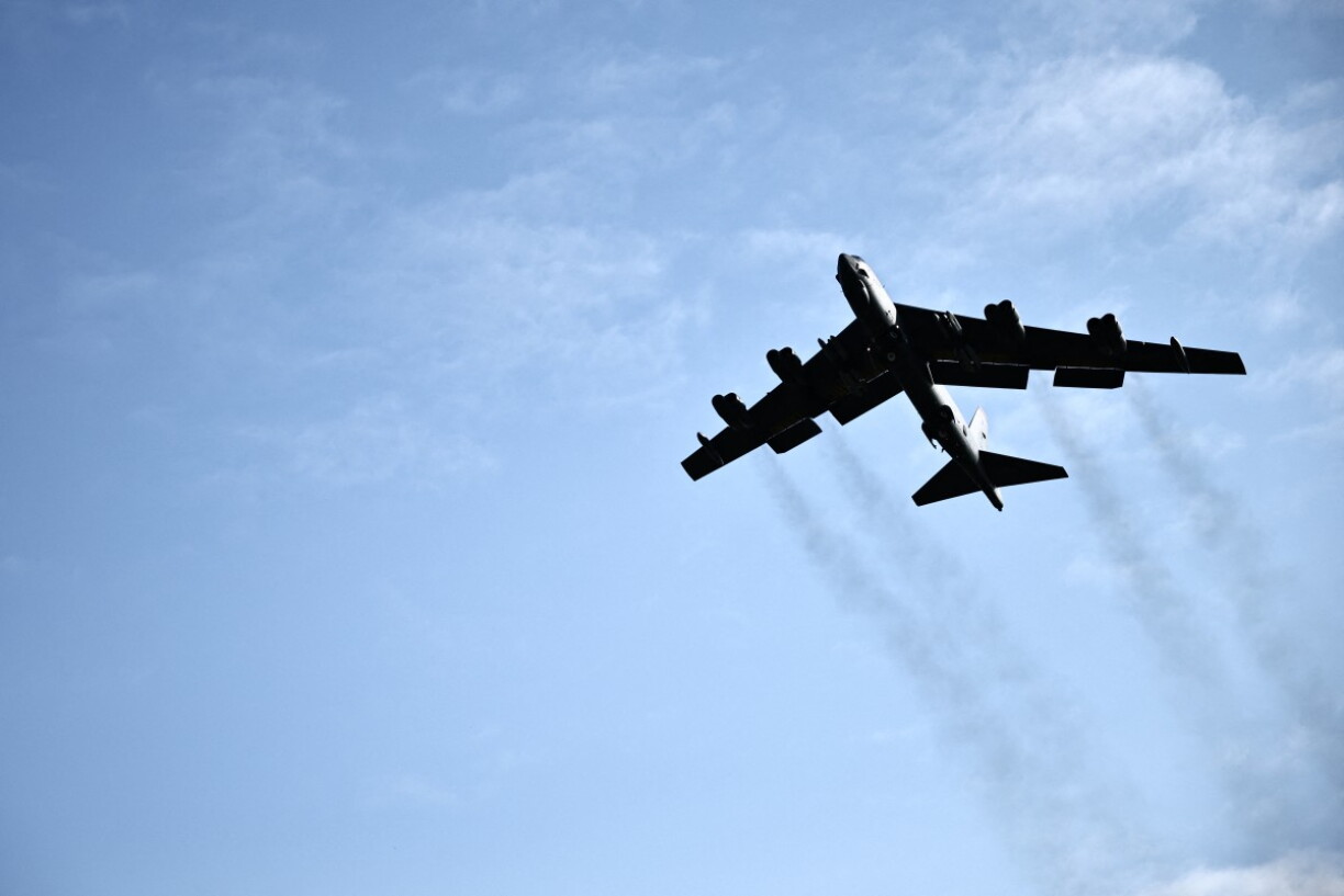 Ee B-52 Stratofortress-Bomber vun der US Air Force (Symbolfoto).