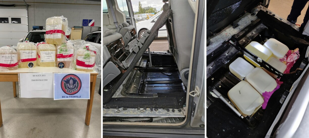 Des caches de stupéfiants