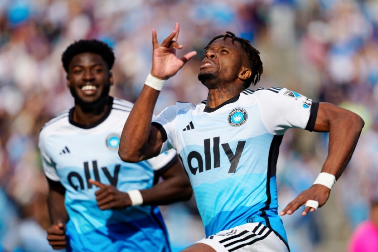 Wilfried Zaha scored on his MLS debut for Charlotte FC in the 2-0 win over Atlanta United
