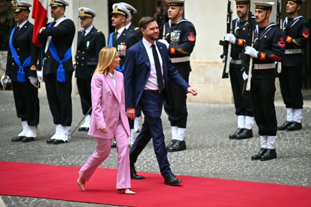 Vance's visit comes a day after Meloni met President Donald Trump in Washington