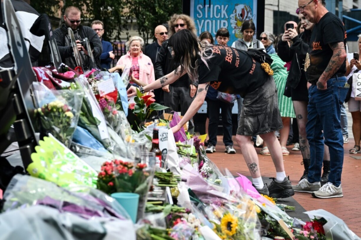 Fans gather at Black Sabbath bridge in Birmingham to pay tribute to Black Sabbath frontman Ozzy Osbourne, the day after his death