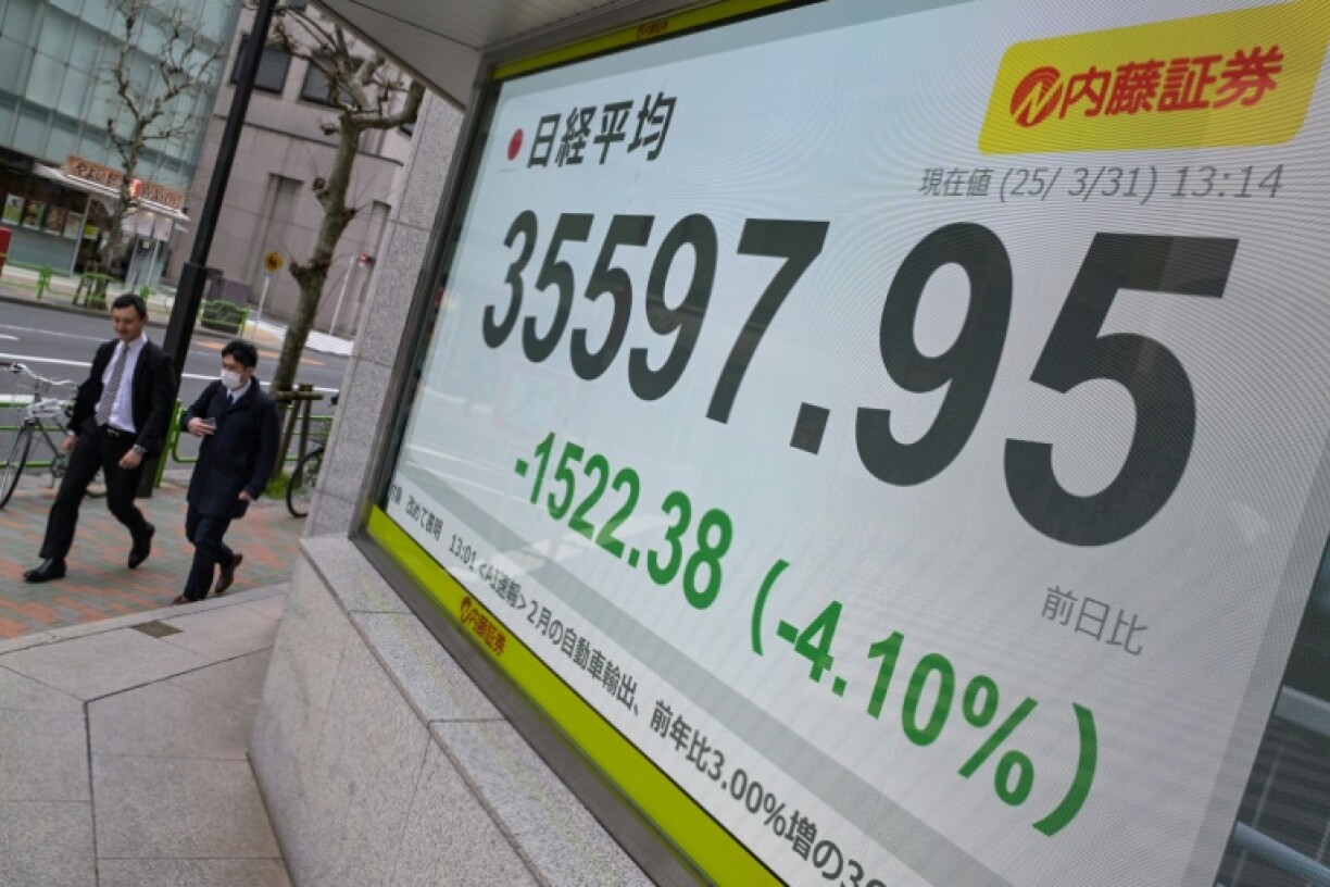 Tokyo's Nikkei plunged more than four percent as it led more losses across Asian markets