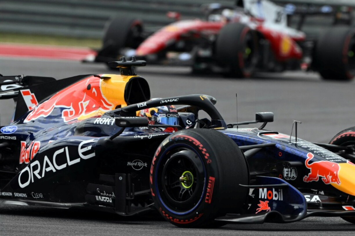 Red Bull's Max Verstappen finished third in the United States Grand Prix in Austin