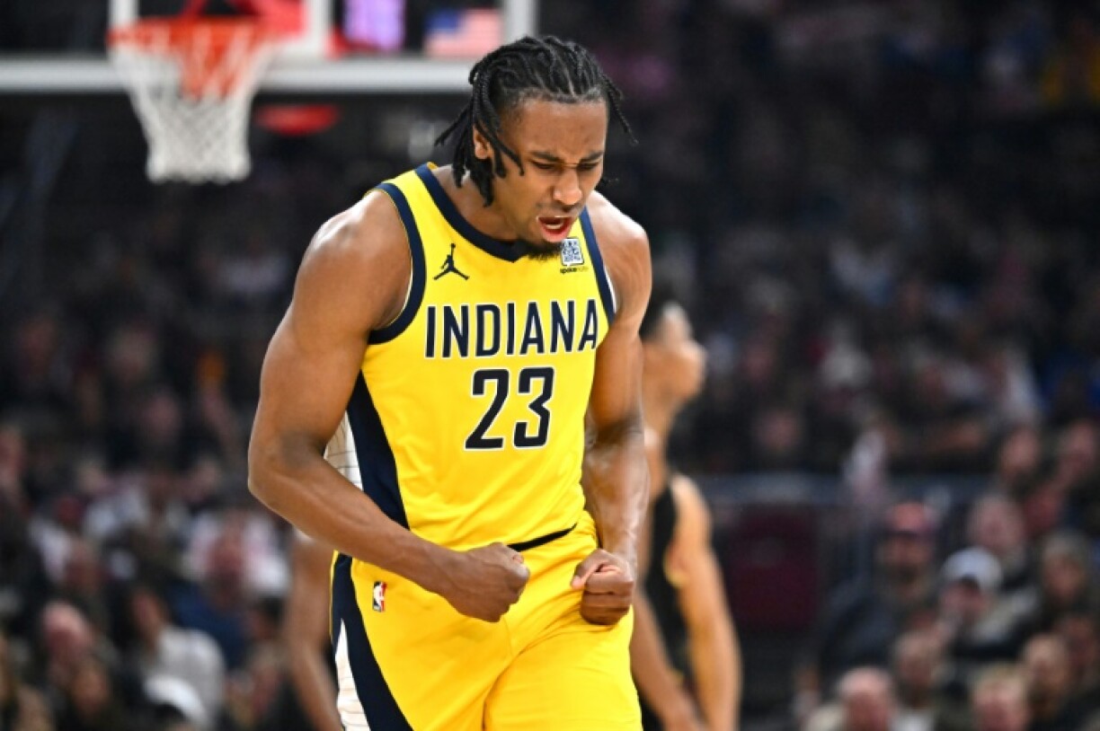 Aaron Nesmith's flurry of three-pointers helped the Indiana Pacers to a stunning comeback win at the New York Knicks on Wednesday.