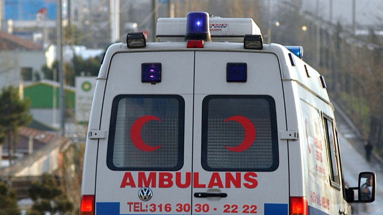 File photo of a Turkish ambulance.