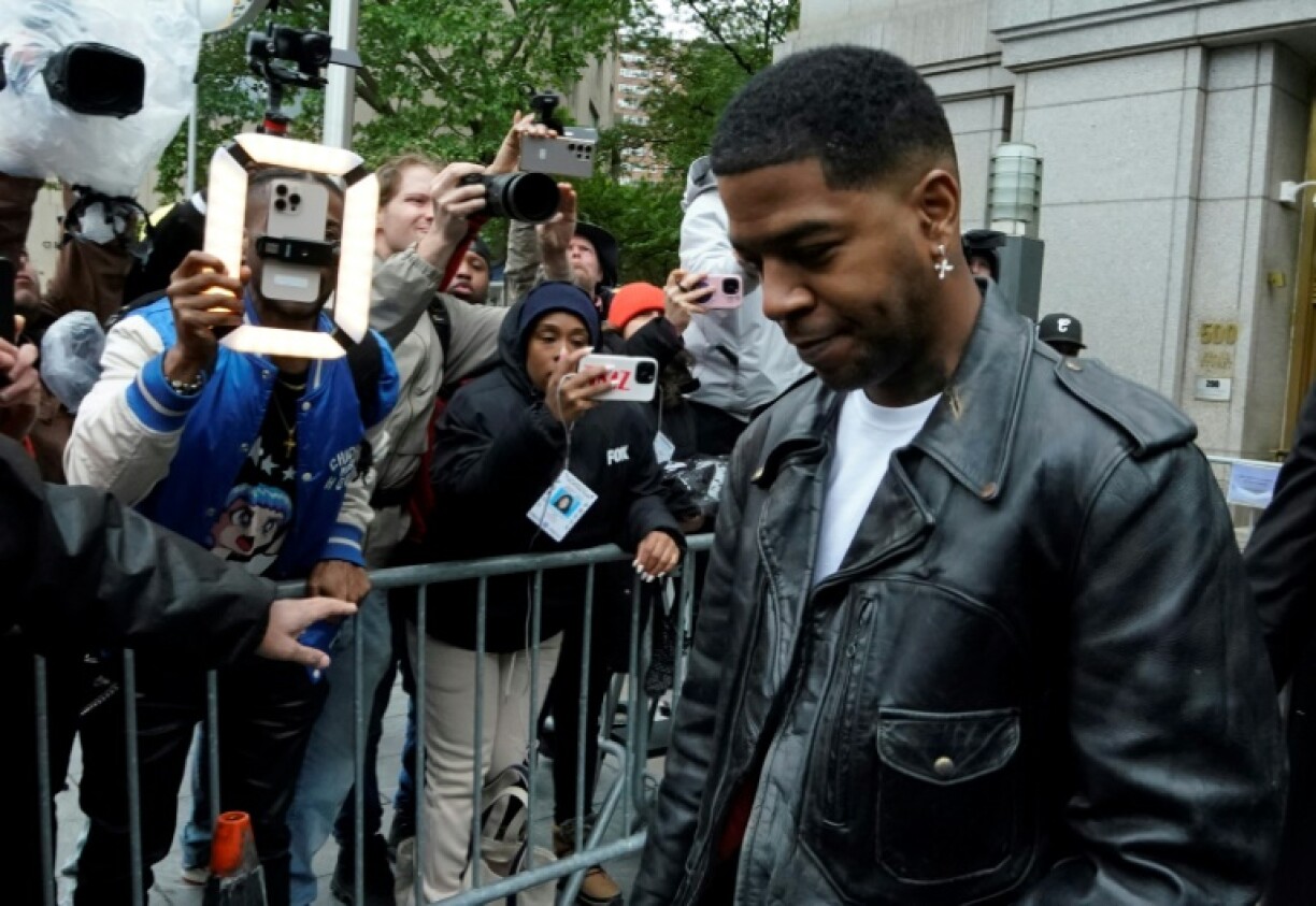 Rapper Kid Cudi leaves federal court after testifying at the Sean