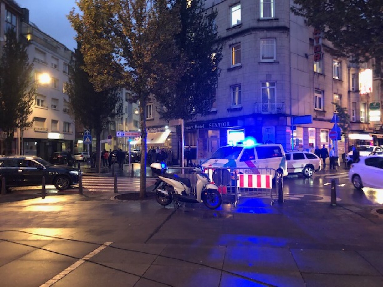 Une intervention de police dans le quartier Gare