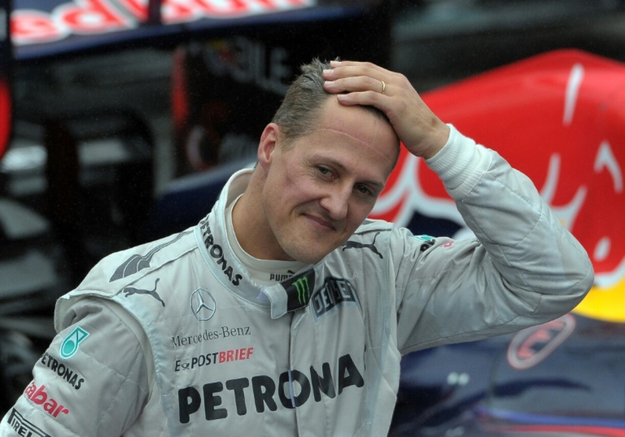 Le pilote de F1 Michael Schumacher lors du GP du Brésil le 25 novembre 2012 à Sao Paulo le 25 novembre 2012.