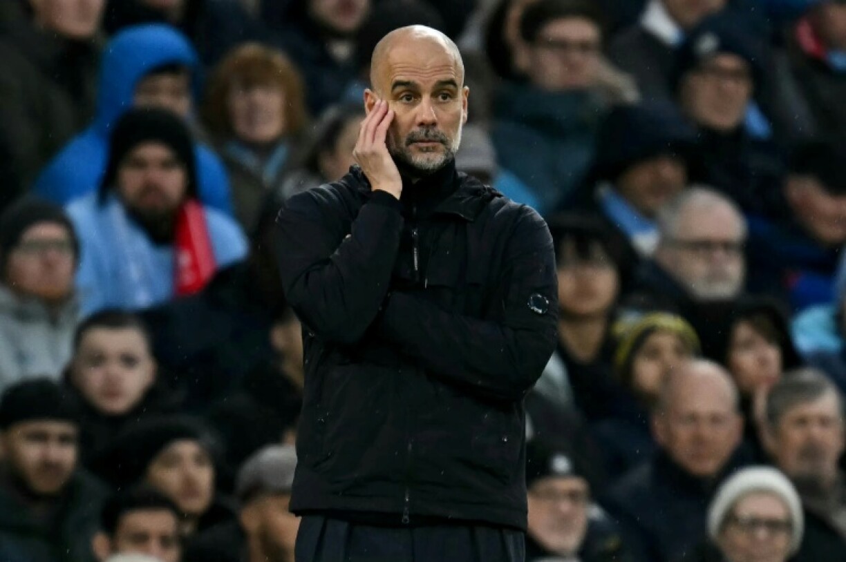 Pep Guardiola's Manchester City are now 20 points behind Liverpool