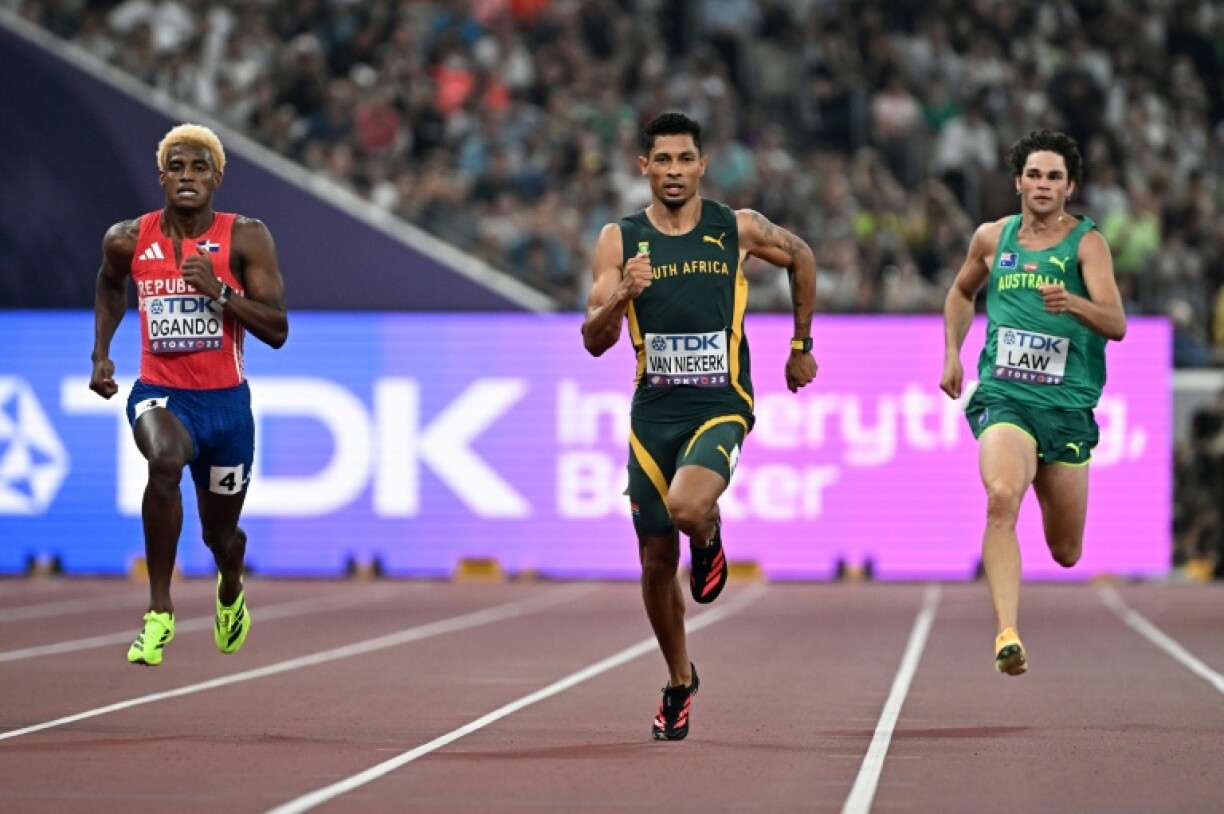 South Africa's Wayde van Niekerk is competing in the 200m at the World Athletics Championships in Tokyo