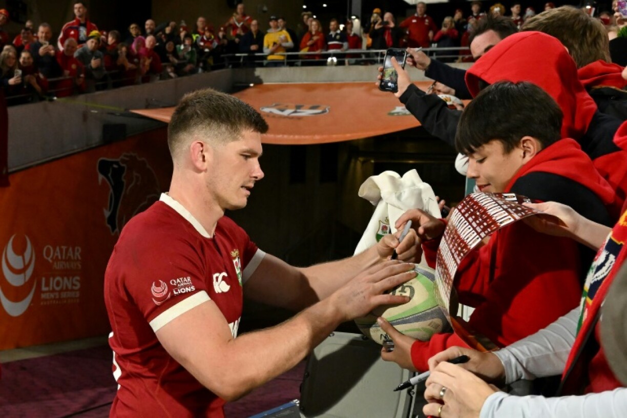 British and Irish Lions' Owen Farrell missed out on a place in the matchday 23 to play Australia