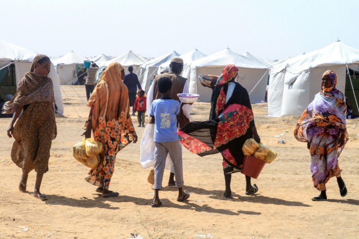 Sudanese people who fled El-Fasher have found shelter at a refugee camp in the northern town of Al-Dabbah