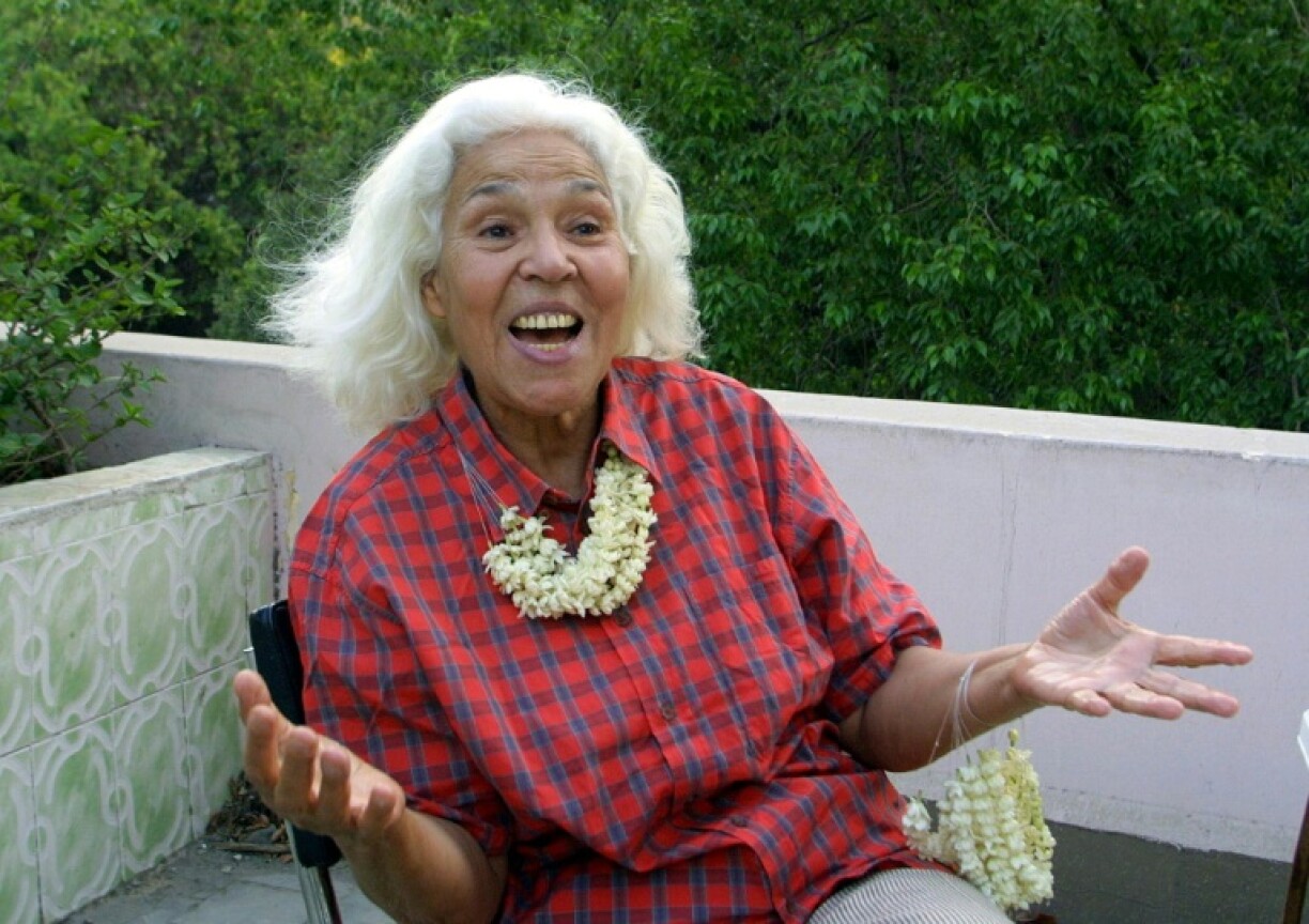 Nawal al-Saadawi, le 17 juin 2001 au Caire