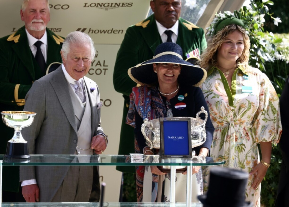 Princess Zahra Aga Khan's (C) knowledge of racing has been invaluable for trainer Francis Graffard