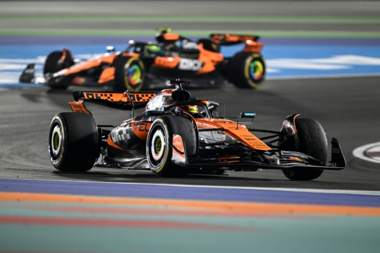 Oscar Piastri finished ahead of team-mate Lando Norris in qualifying for the Qatar Grand Prix