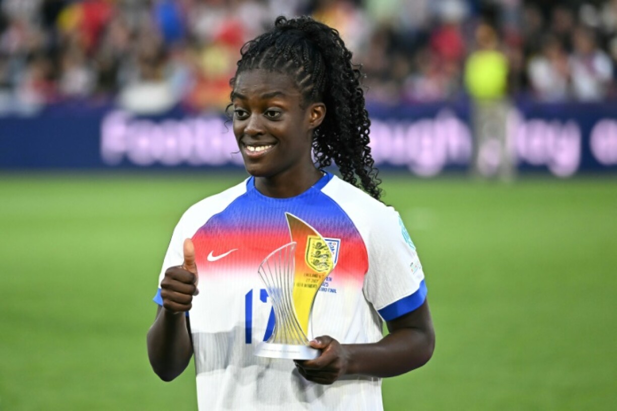 Michelle Agyemang was named Young Player of the Tournament as England won the Women's Euros