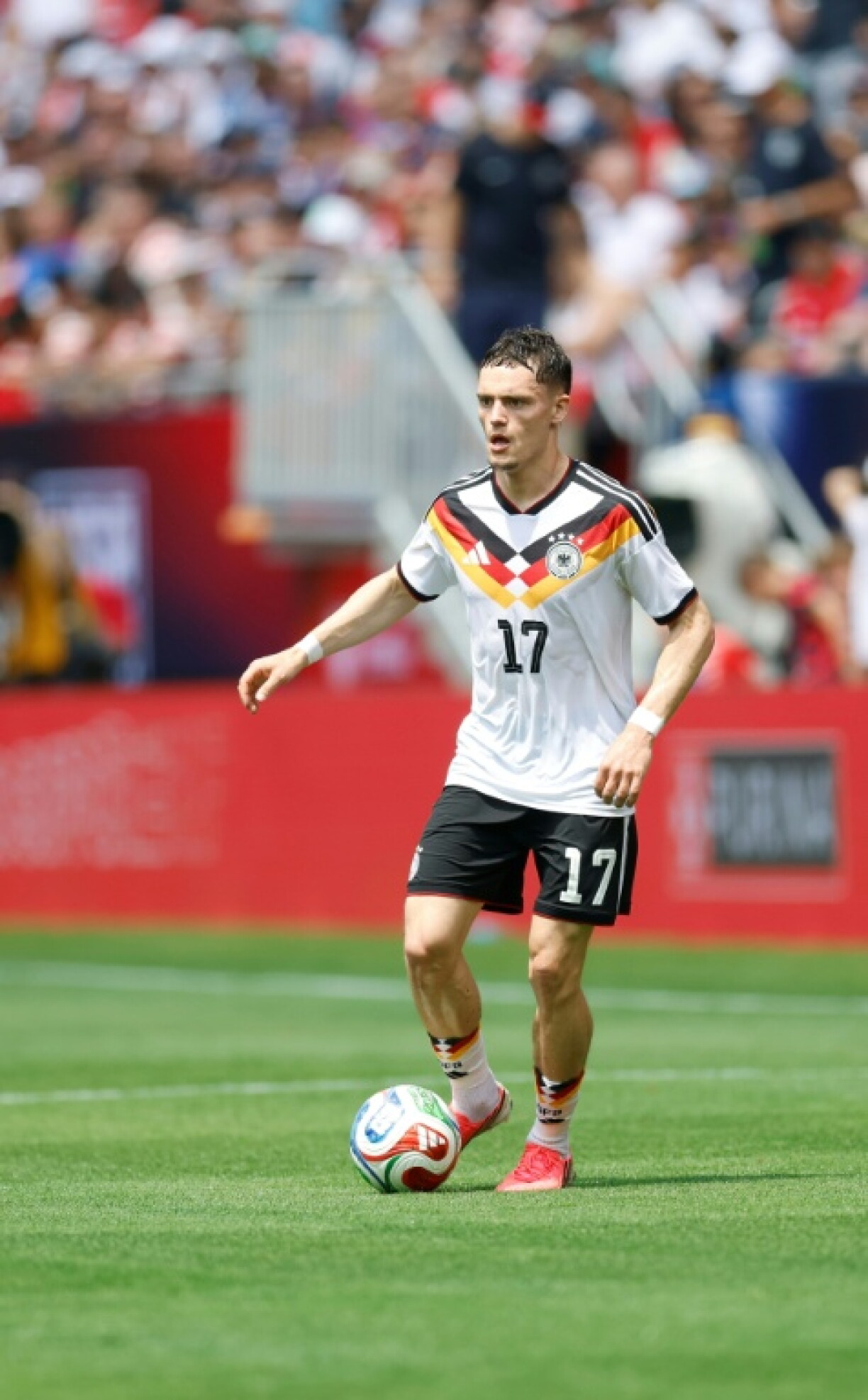 Le milieu offensif allemand Florian Wirtz lors d'un match amical contre les États-Unis, à Chicago, le 6 juin 2026