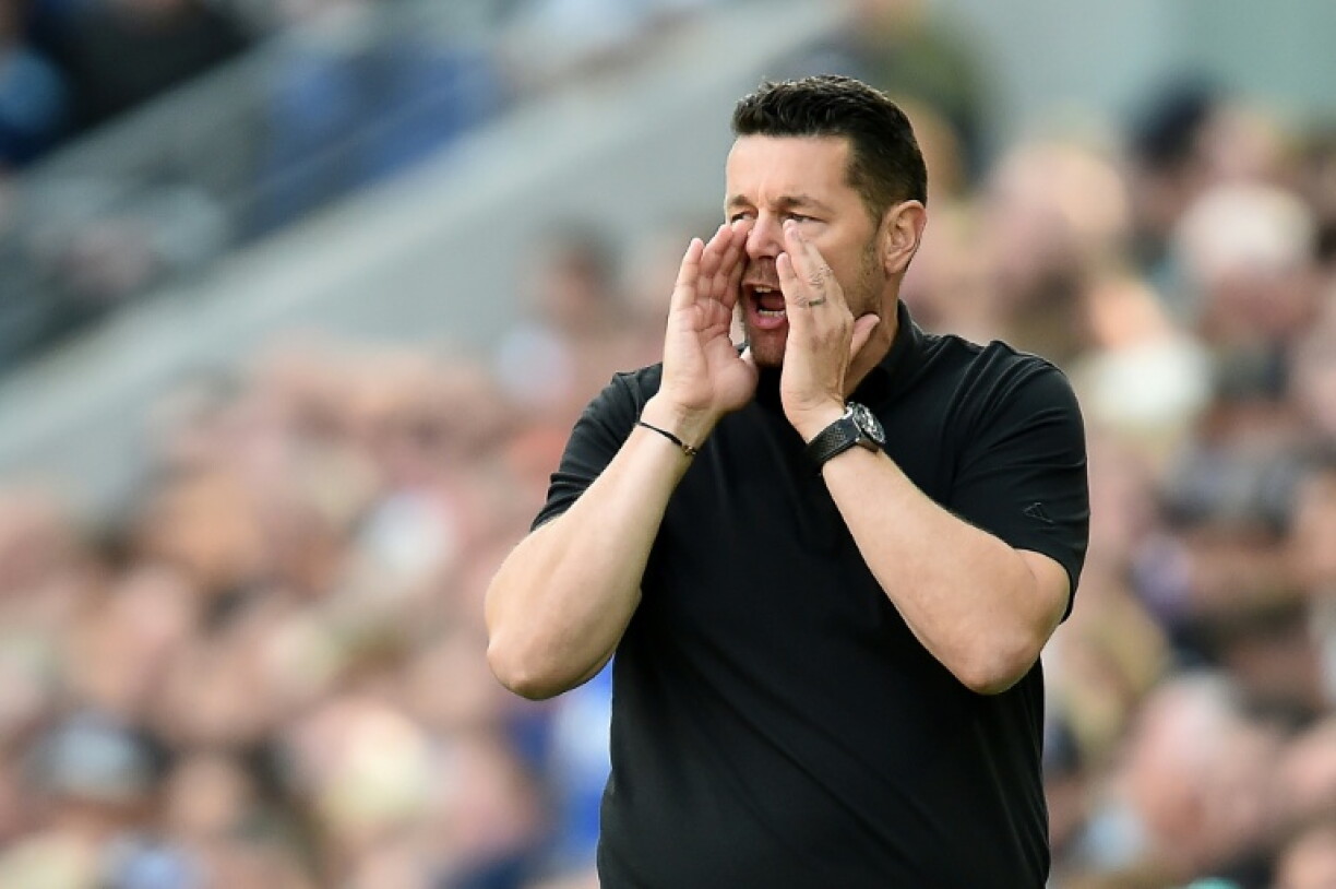 L'entraîneur de Crystal Palace Pierre Sage lors d'un match contre Everton, le 22 août 2026 à Liverpool