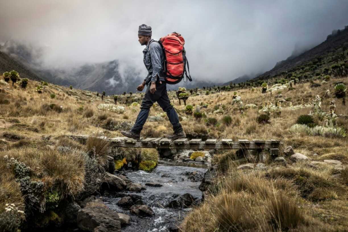 Porter and guide Godfrey Mwangi said he has already seen many glaciers disappear