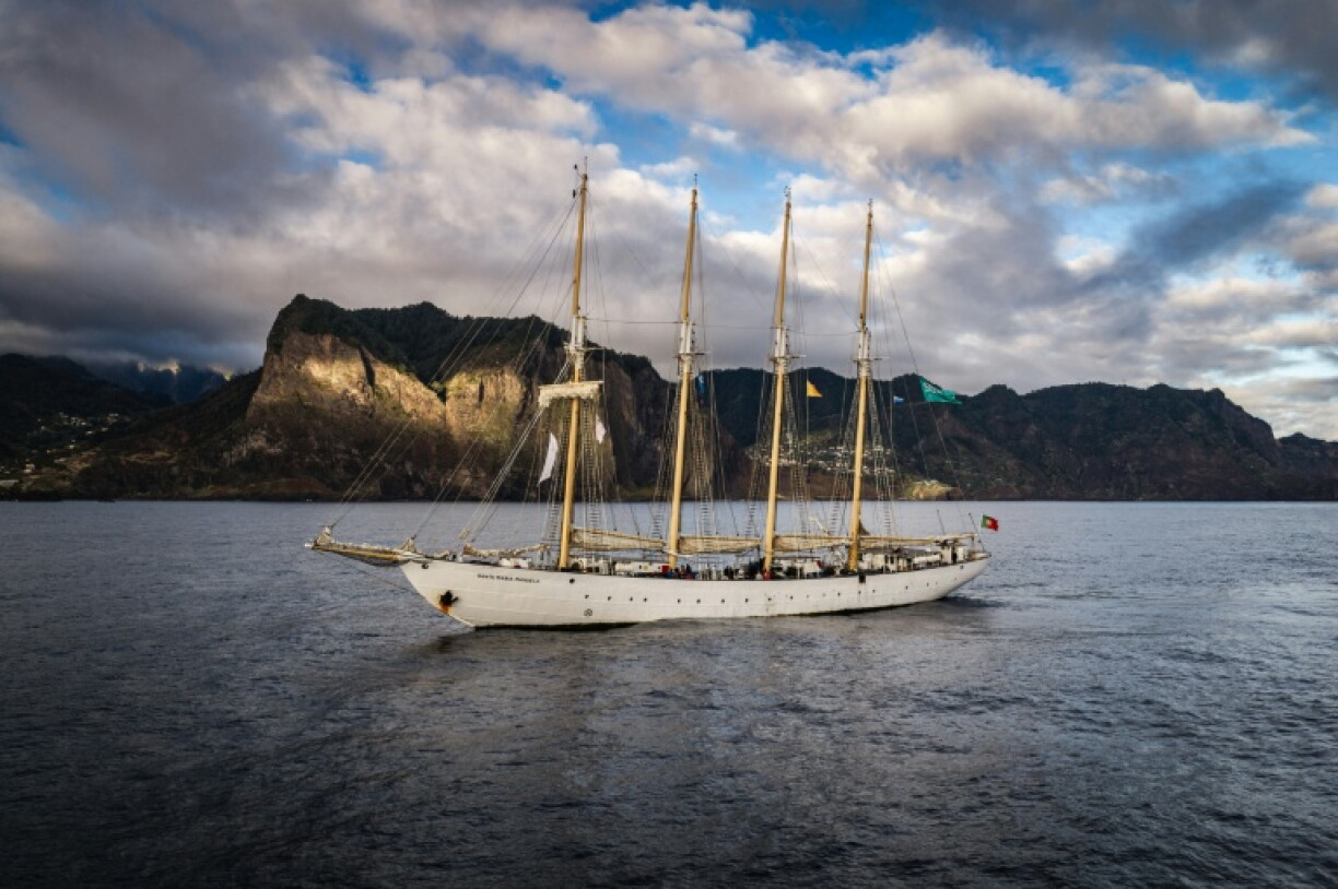 The expedition's flagship is the 70-metre sailing ship Santa Maria Manuela