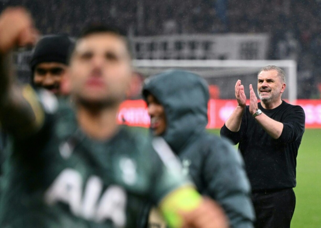 Tottenham Hotspur coach Ange Postecoglou has his side through to the semi-finals of the Europa League.