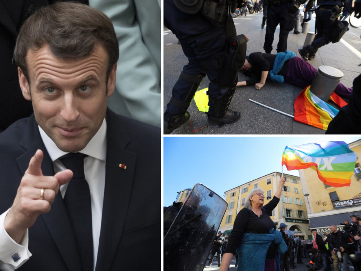 Images par AFP, montage par Gaël Arellano.