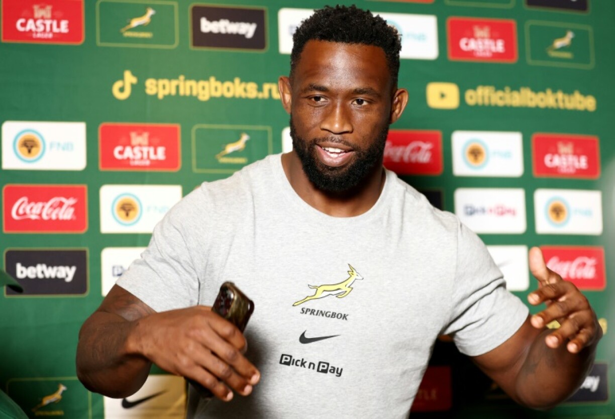 Siya Kolisi says he shows his children that life for others can be hard